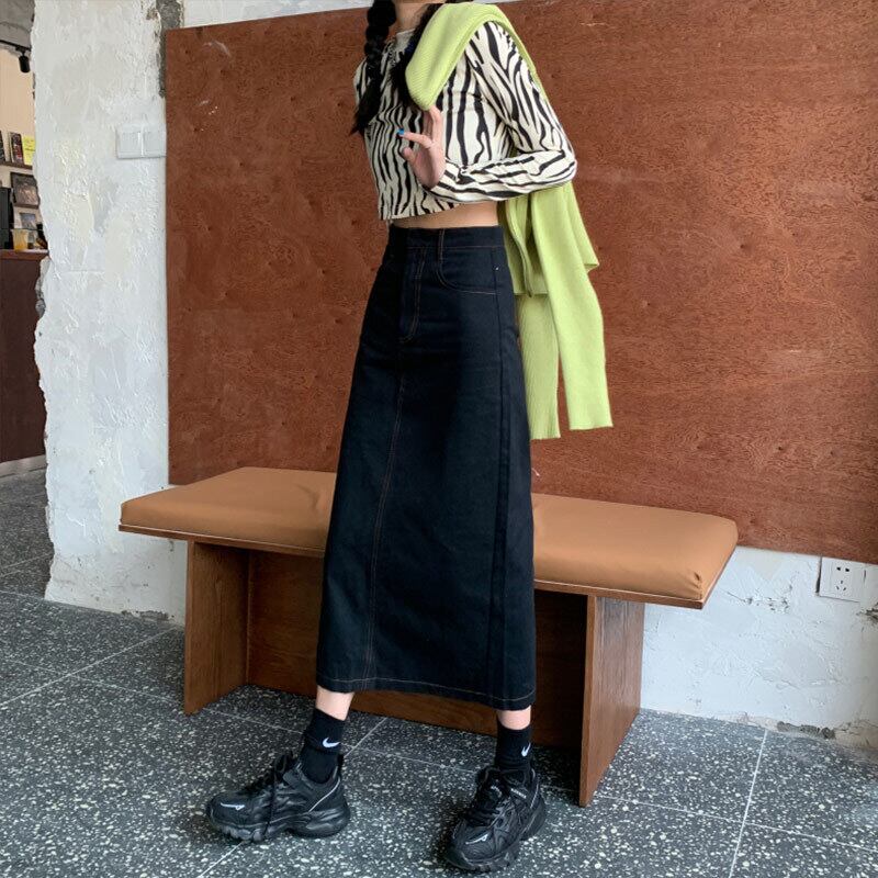 スプリングニットカーディガンハイウェストウェストスカート コート 春物 萌量不足54704683448