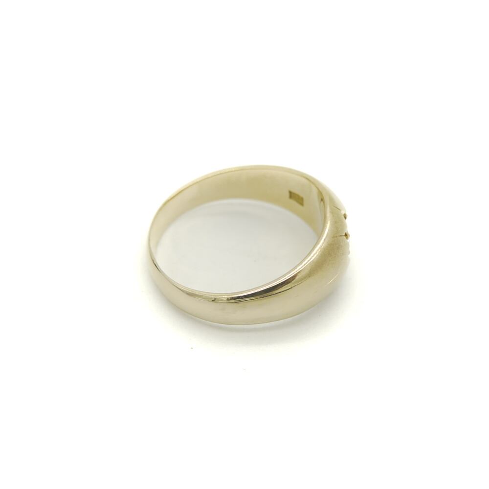 K18 ダイヤモンド デザインリング 18金 指輪 14号 Y02850-