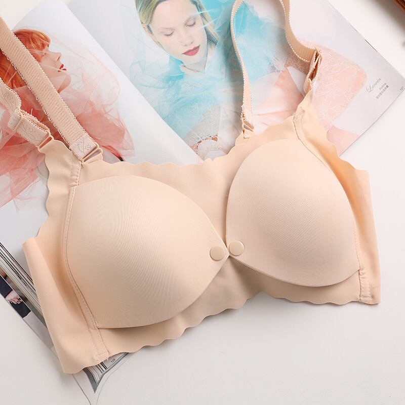 【新作】【送料無料】 230＃シームレスワイヤレスホットマタニティ看護ブラレース母乳育児下着妊娠中の女性妊娠中のランジェリー AL expec449783574367