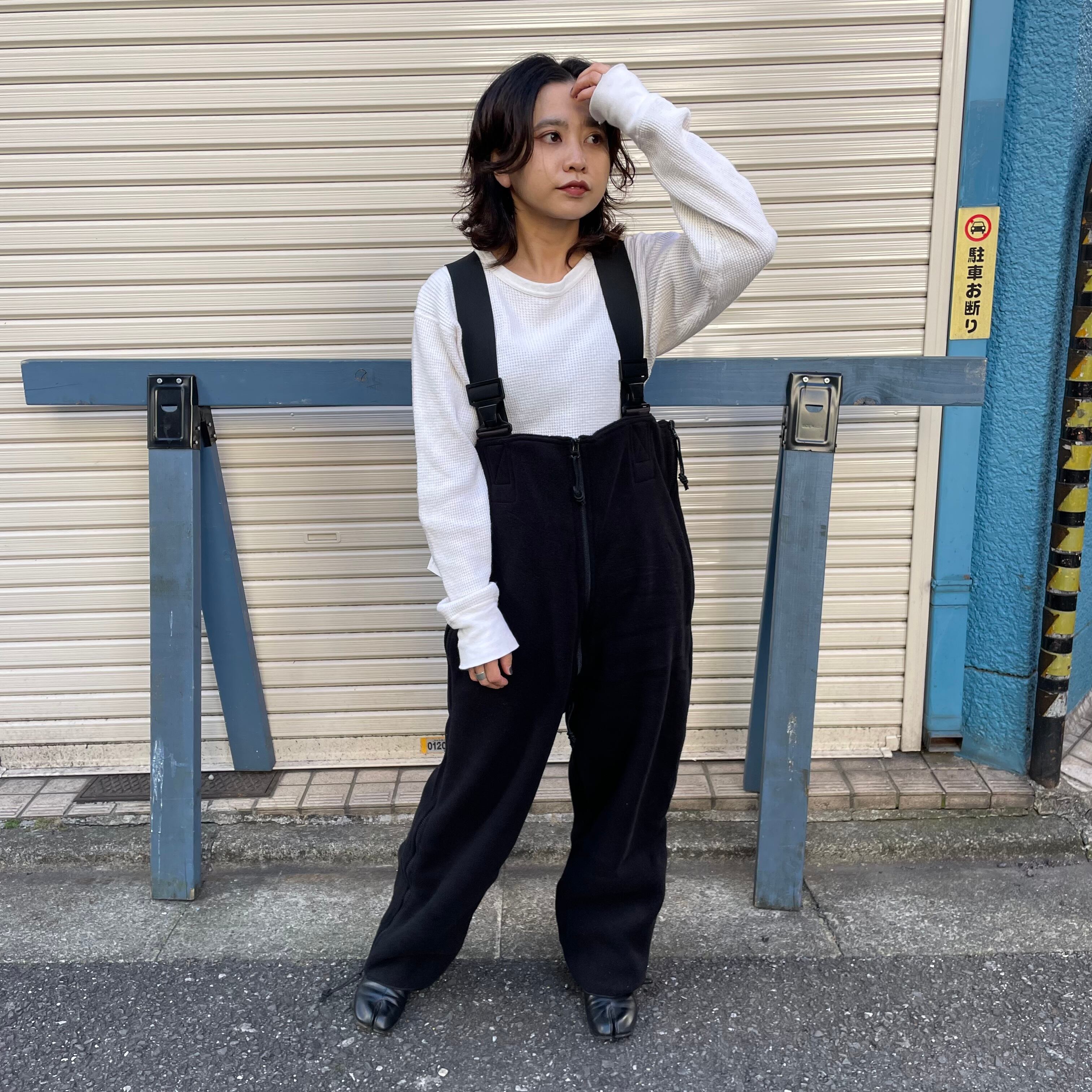 【M・黒】新品未未使用 Polartec Overalls supreme