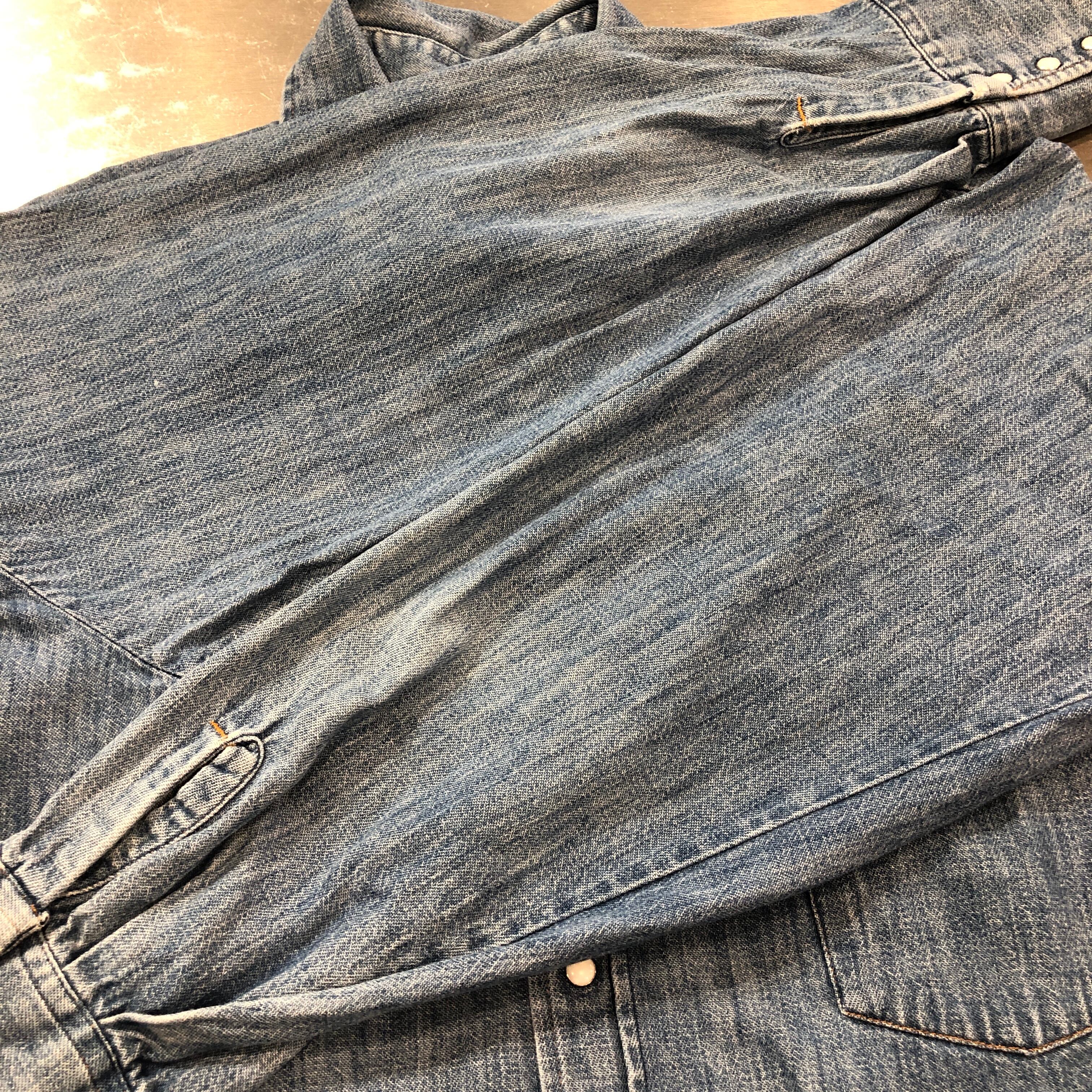 ⊕LEVI'S 60649 DENIM WESTERN SHIRT L USA | safarionline