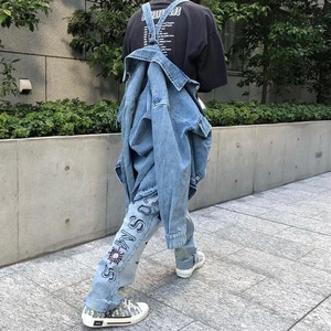 2WAY OVERSIZED DENIM SHIRT オーバーサイズ デニムシャツ