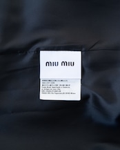 〈miu miu〉Soutien collar coat MS1380 1PGG