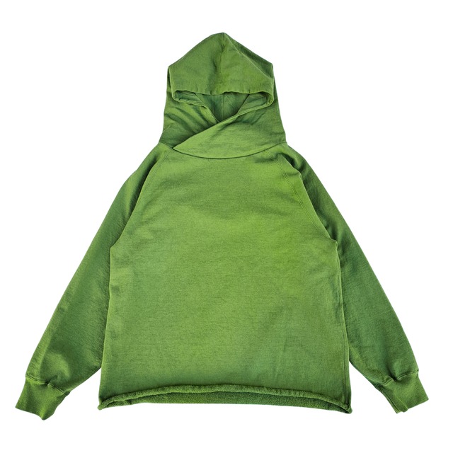 WALLA WALLA SPORT　13oz cross neck p/o hoodie(grass green)