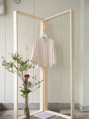 YUKI SHIMANE　Wide Sleeve Linen Shirt／ワイドスリーブリネンシャツ　beige【YS21SS-SH03】