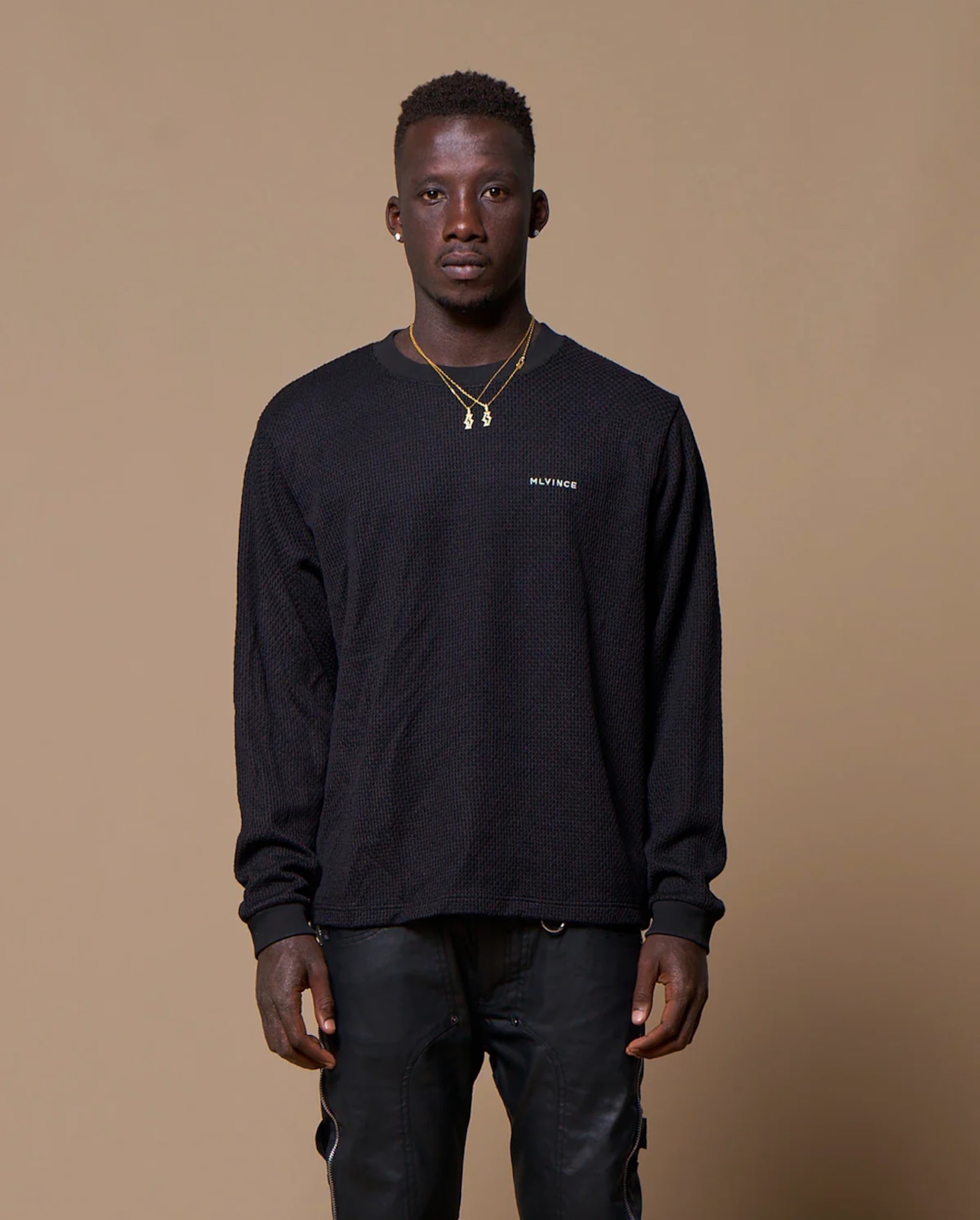MLVINCE / thermal LS tee black
