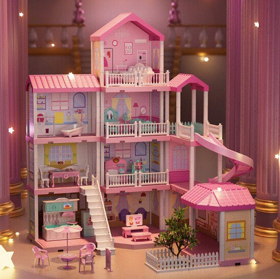 子供 おもちゃ 女の子 ドールハウス プリンセス お城 人形の家