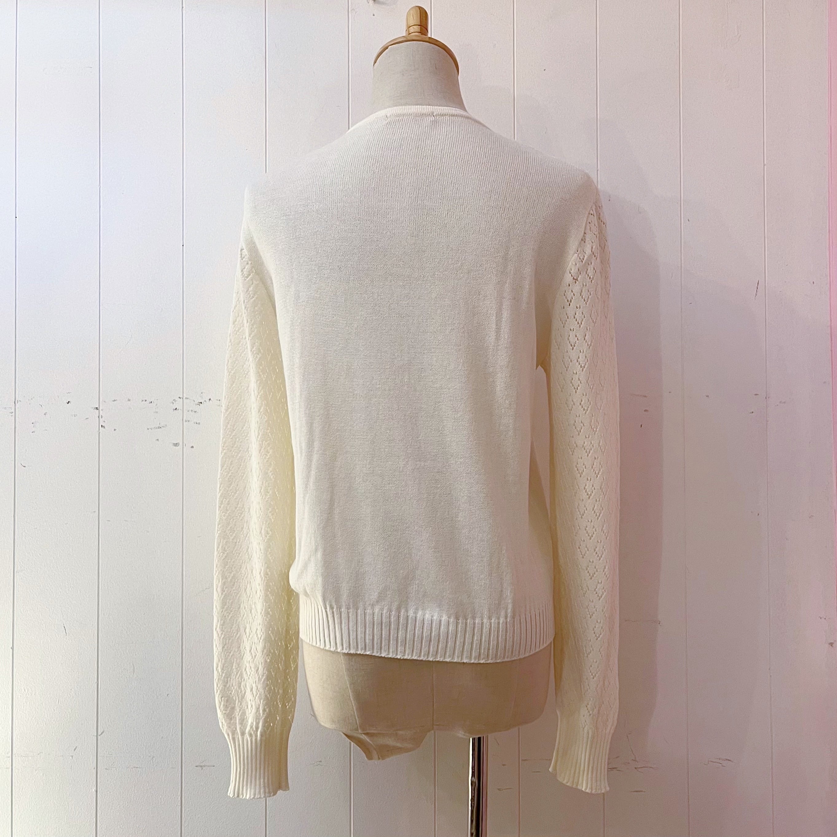 blue gingham check button cardigan