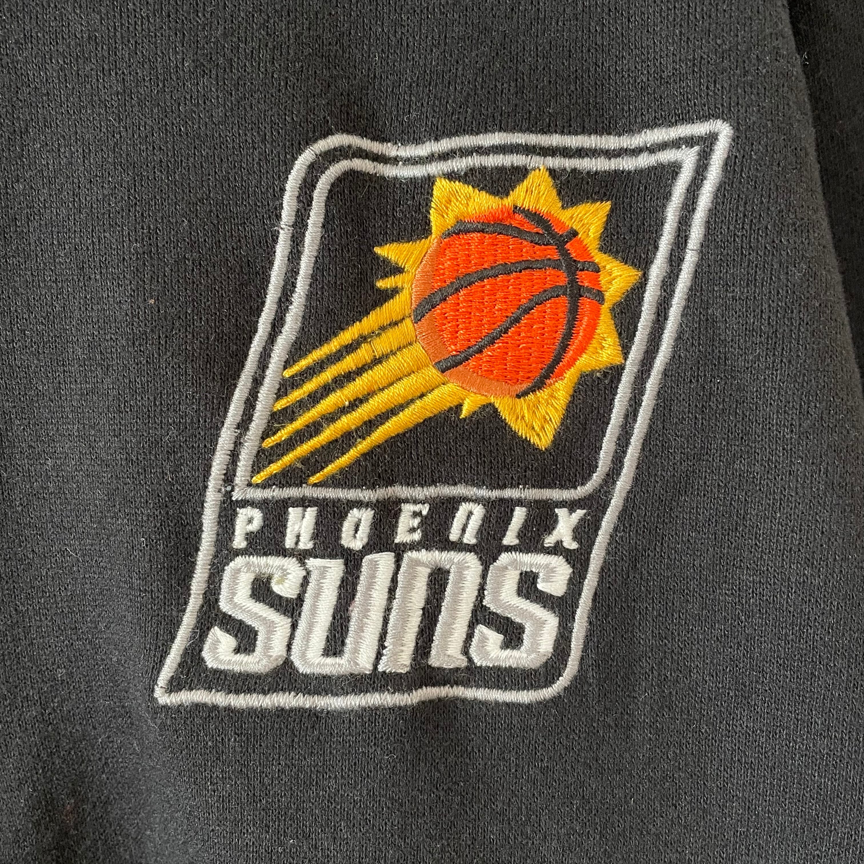 GTS】NBA Phoenix Suns バスケ ハーフジップ スウェット 刺繍ロゴ ワン