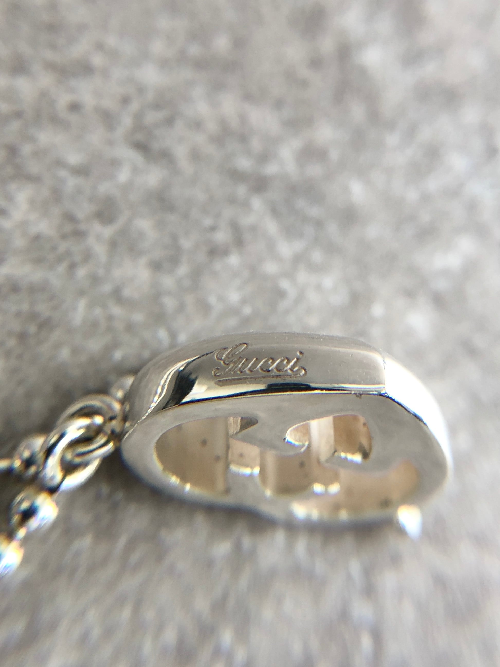 GUCCI グッチ ネックレス シルバー インターロッキングG 925 ハート