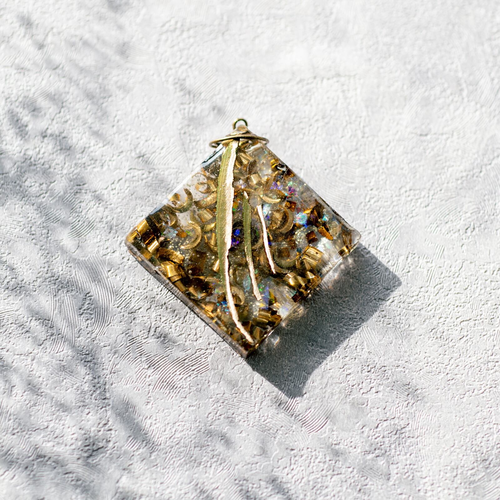 四角シンバルペンダント・ネックレス【SO01】