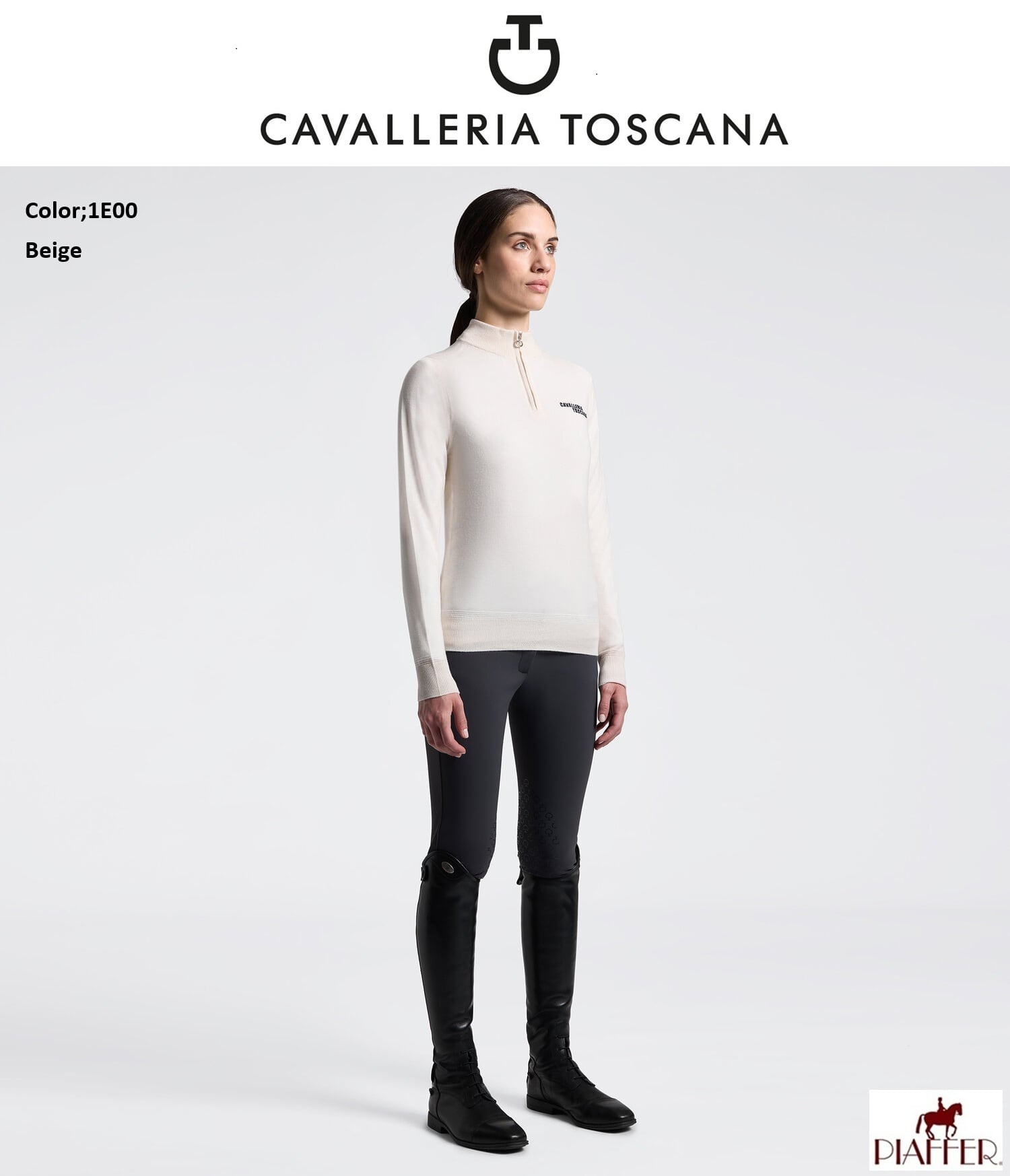 CavalleriaToscanaレディス スエットシャツ MAD158LA051 | 乗馬用品