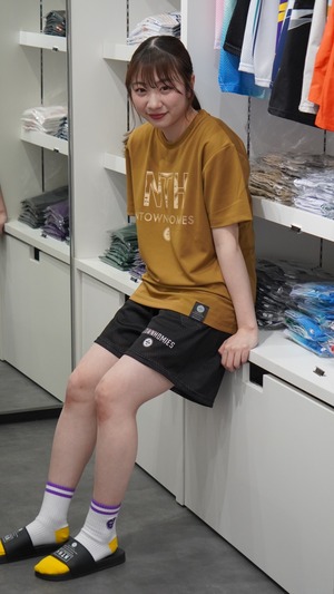 BASIC LOGO SL-TEE(DRY) color Caramel×Beige