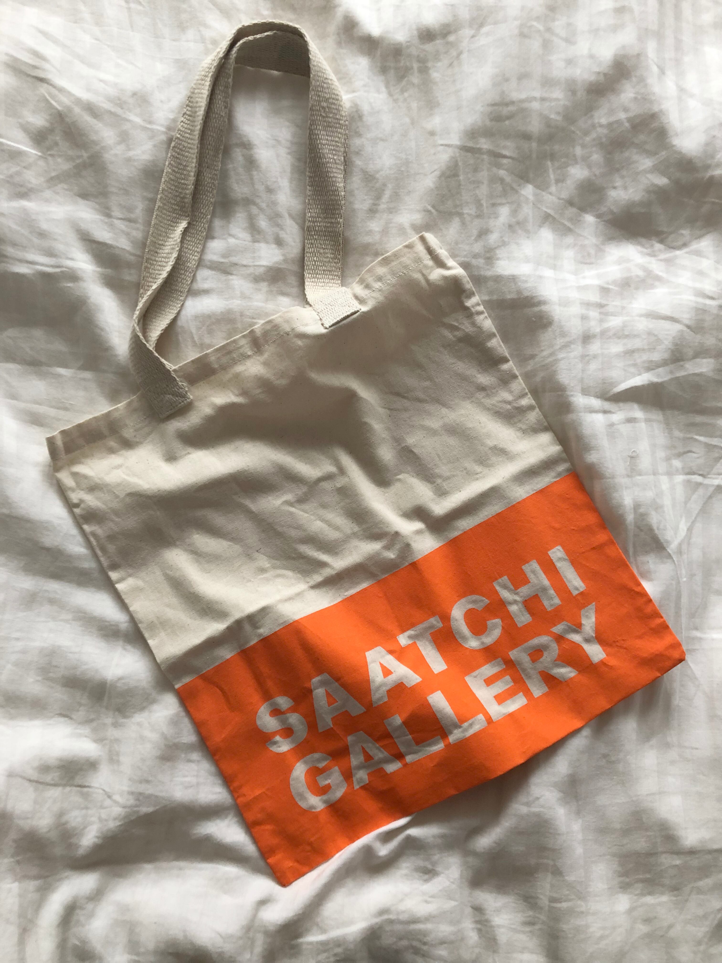 サーチギャラリートートバッグ / SAATCH GALLERY TOTE BAG ORANGE