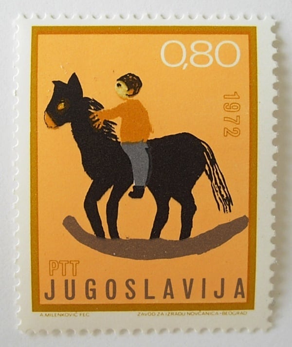 木馬 / ユーゴスラビア 1972 | Stempel ― 旅する切手 ―