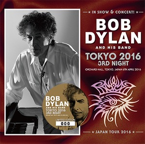 NEW  BOB DYLAN TOKYO 2016 3RD NIGHT 2CDR Free Shipping Japan Tour