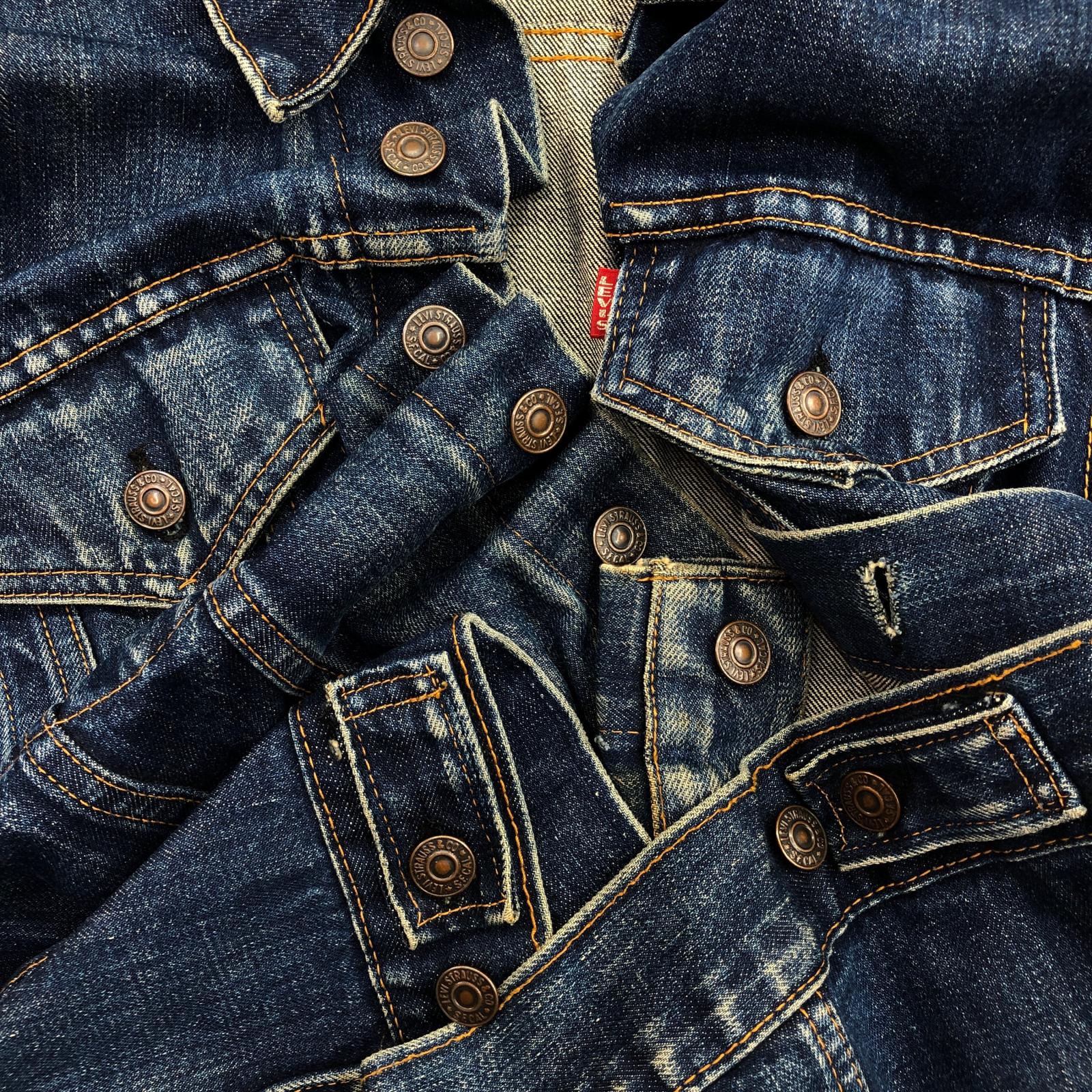 LEVI'S リーバイス 60年代 USA製 70505 4th BIG E 不均等V ボタン裏