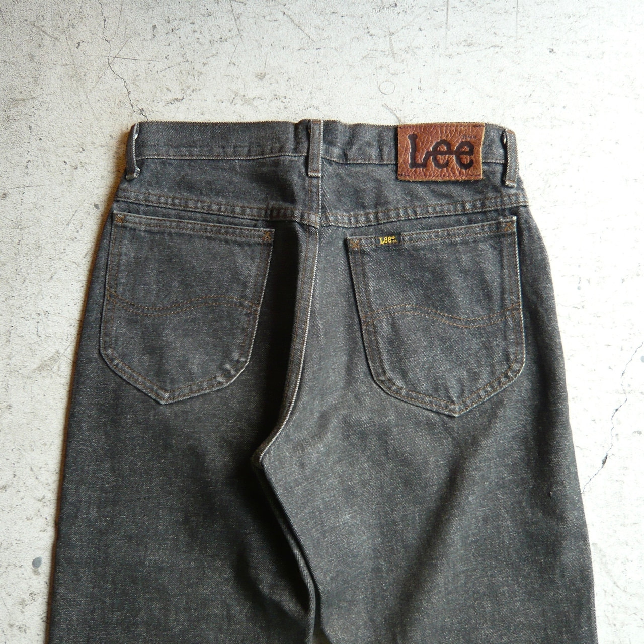 1980s Lee ブラックデニムパンツ W30L31