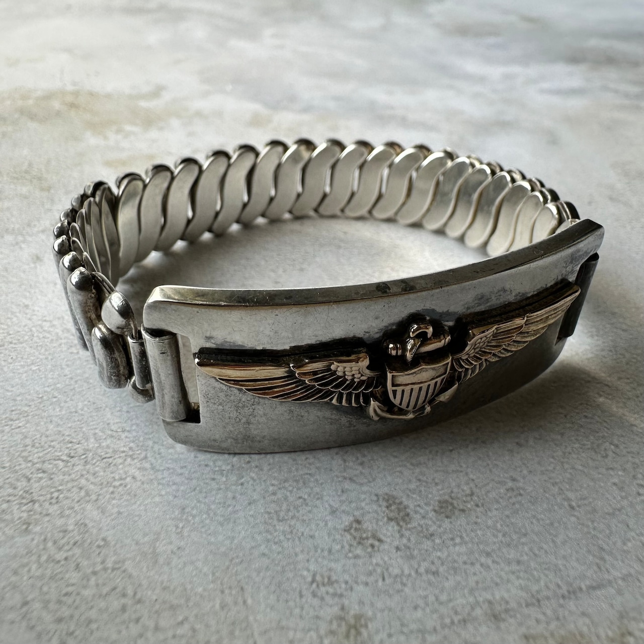 Vintage US NAVY Bracelet Silver 925 Made in USA