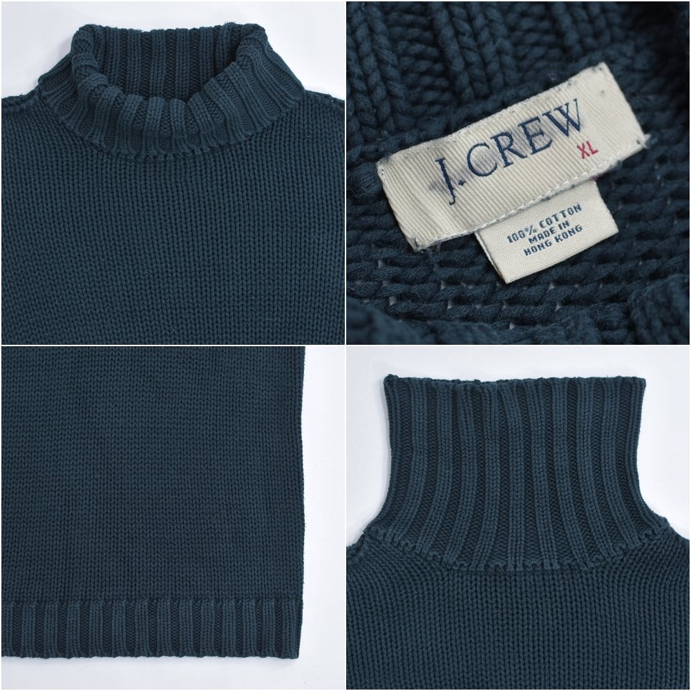 00s J.CREW ジェイ・クルー タートルネック コットン プルオーバー