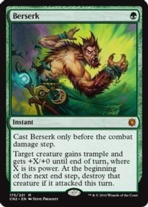 MTG《狂暴化/Berserk(CN2)》英語 Foil ※プレイ用