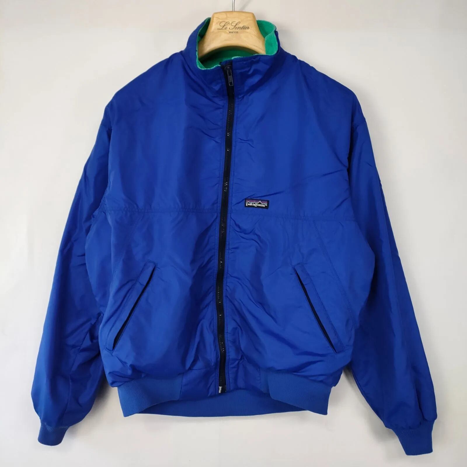 90's patagonia Baggies Jacket L グリーン パタゴニア バギーズ