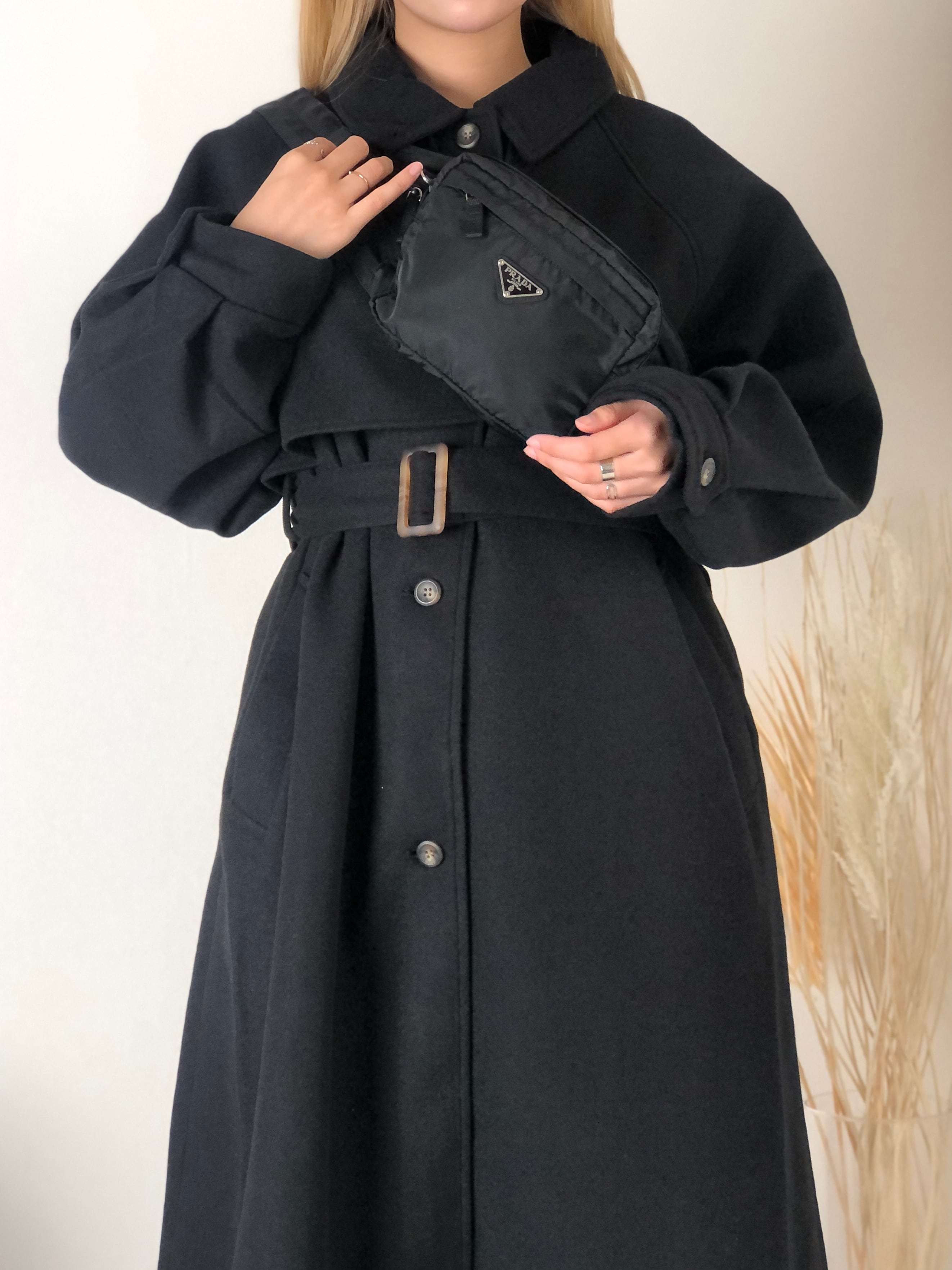 PRADA プラダ トライアングルロゴ ナイロン ウエストバッグ スリング