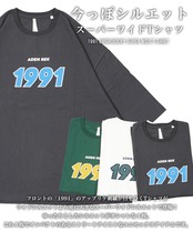 \SALE/◆1991刺繍 スーパーワイド Tシャツ◆ir-h126221