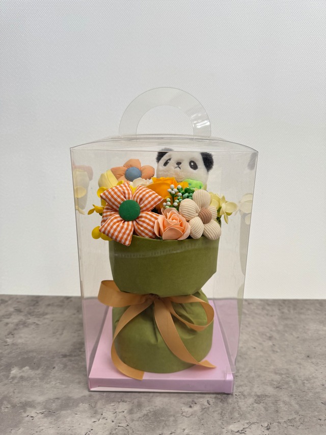 パンダとソープフラワー