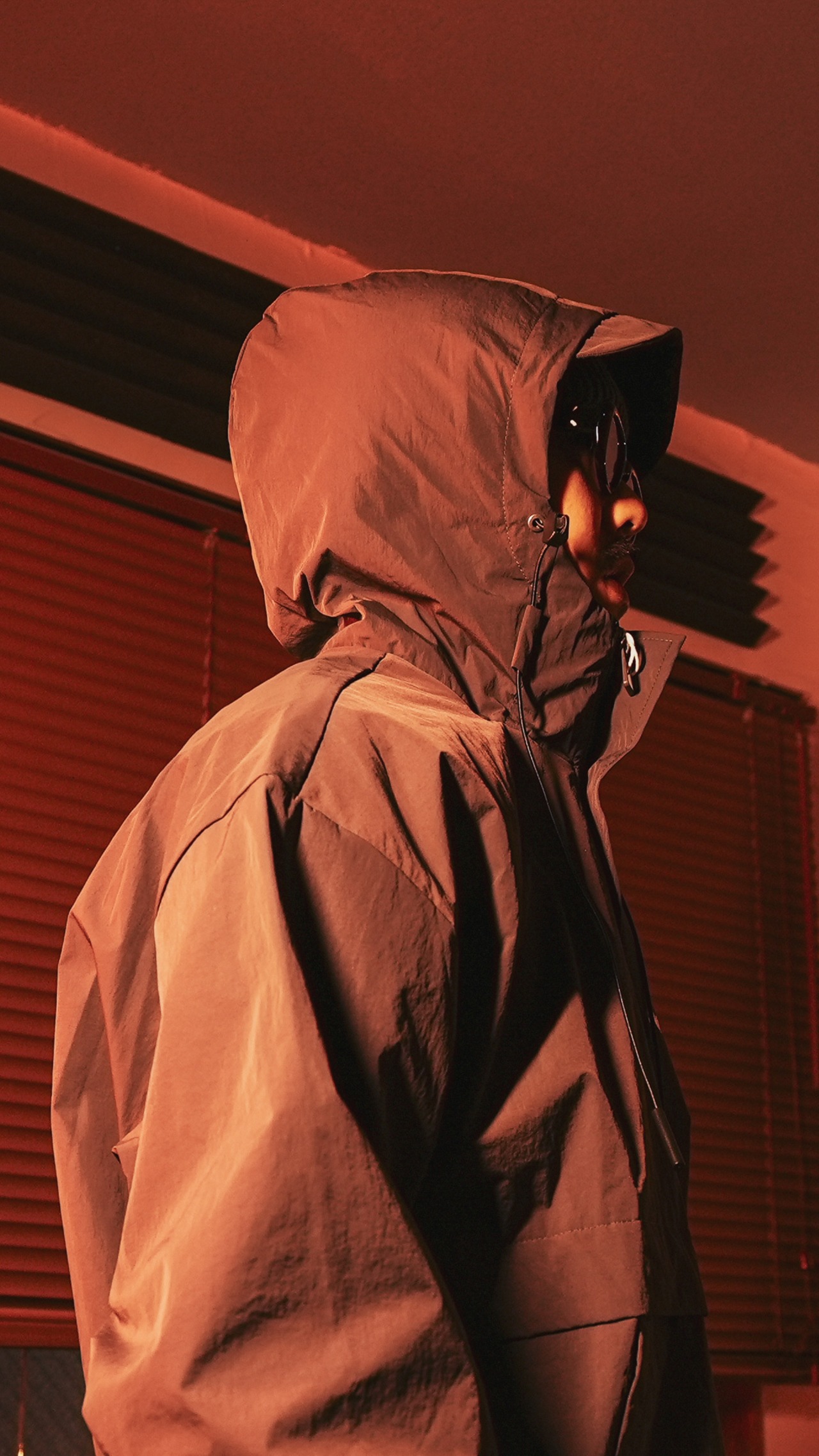 SMOKE ISLAND Anorak Jacket [GRAY]