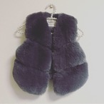 フェイクファー ボリュームベスト