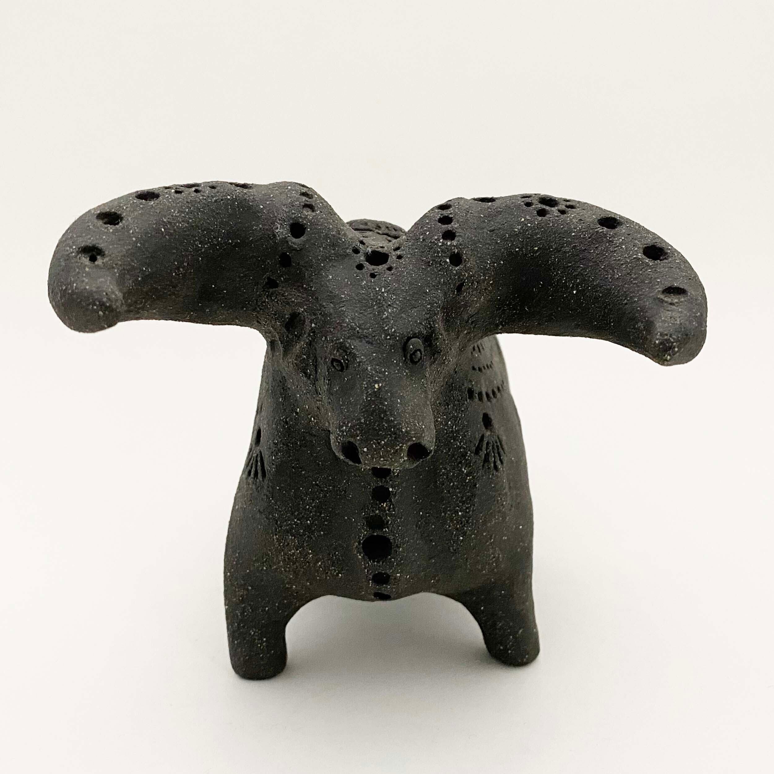 バルトの土人形（牛の笛/ 特大）