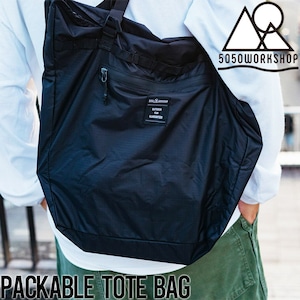 パッカブルトートバッグ 5050WORKSHOP フィフティフィフティワークショップ PACKABLE TOTE BAG TR034-5WS-4335