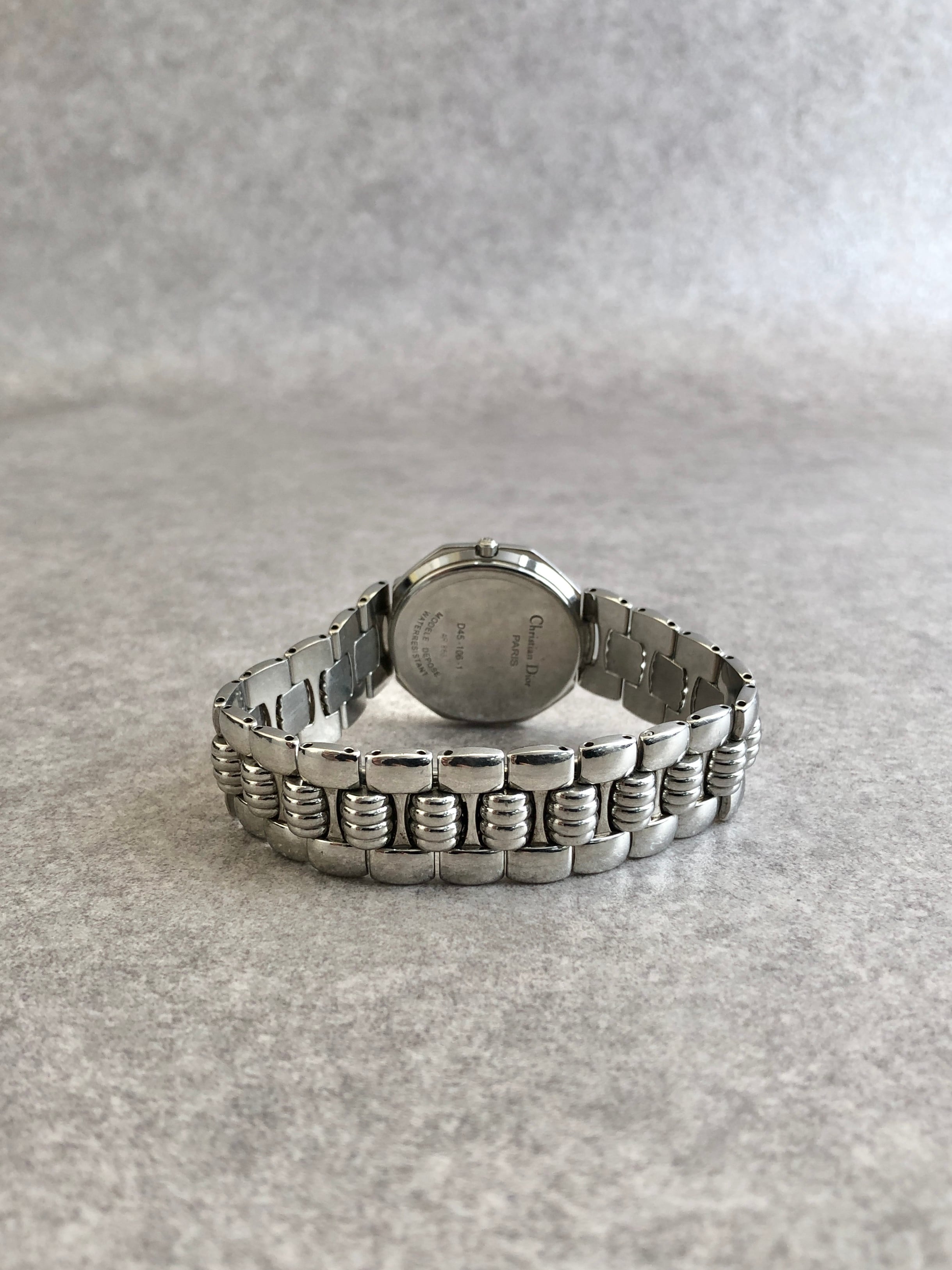 ディオール D45-106 レディース腕時計 Christian Dior クリスチャン ディオール 腕時計 シルバー オクタゴン