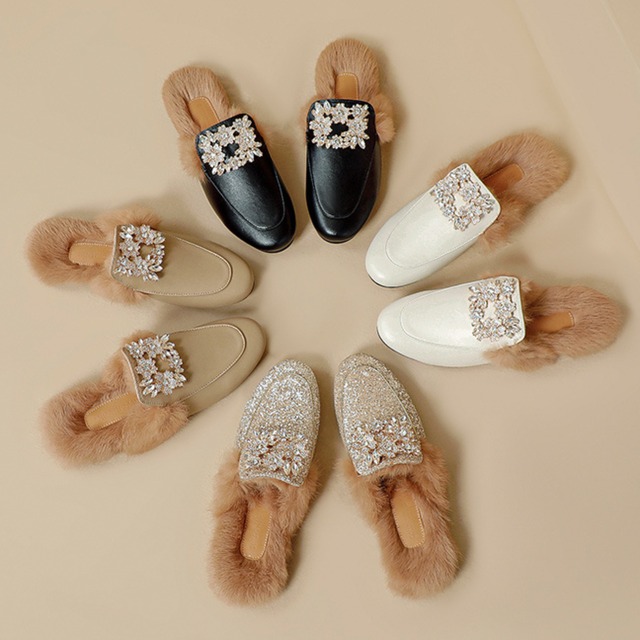 ビジューバックル ファースリッポン SH14