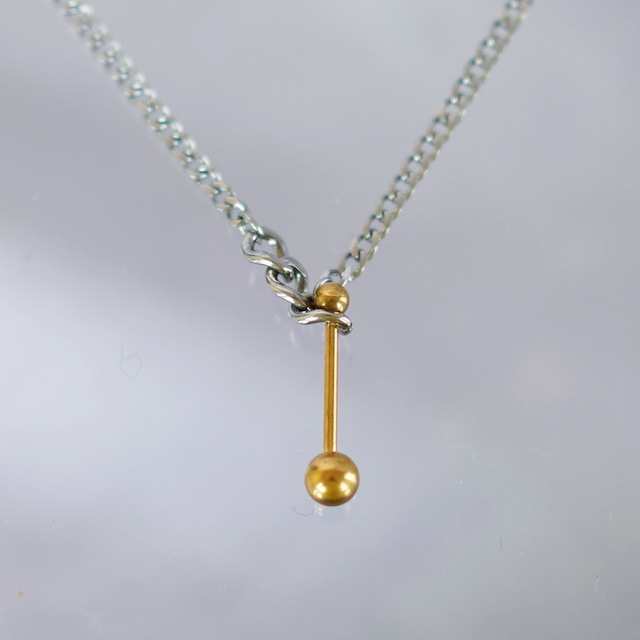 Ball Bar Chain Necklace