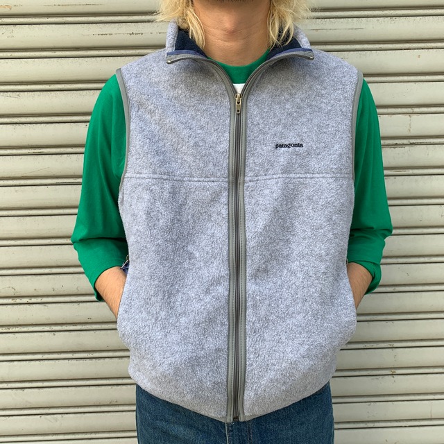 90s patagonia パタゴニア シンチラフリースベスト グレー