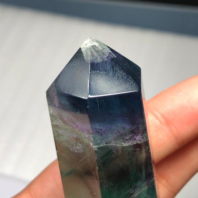 65 透明感抜群 フローライトポイント