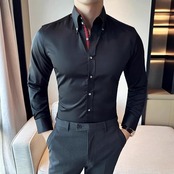 long sleeve casual business shirt 00267