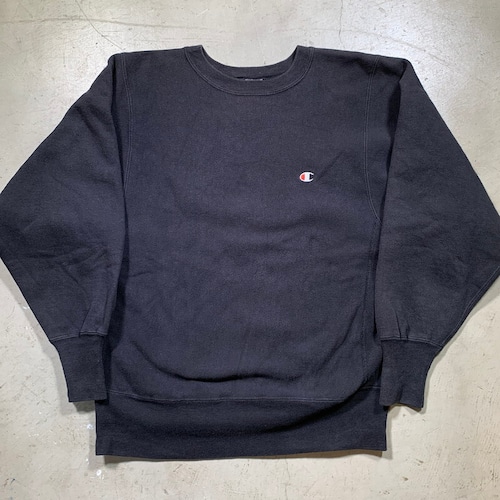 90's Champion チャンピオン リバースウィーブ スウェット 希少ブラック!! 目玉 グッドコンディション MEDIUM USA製 ヴィンテージ BA-1626 RM2045H