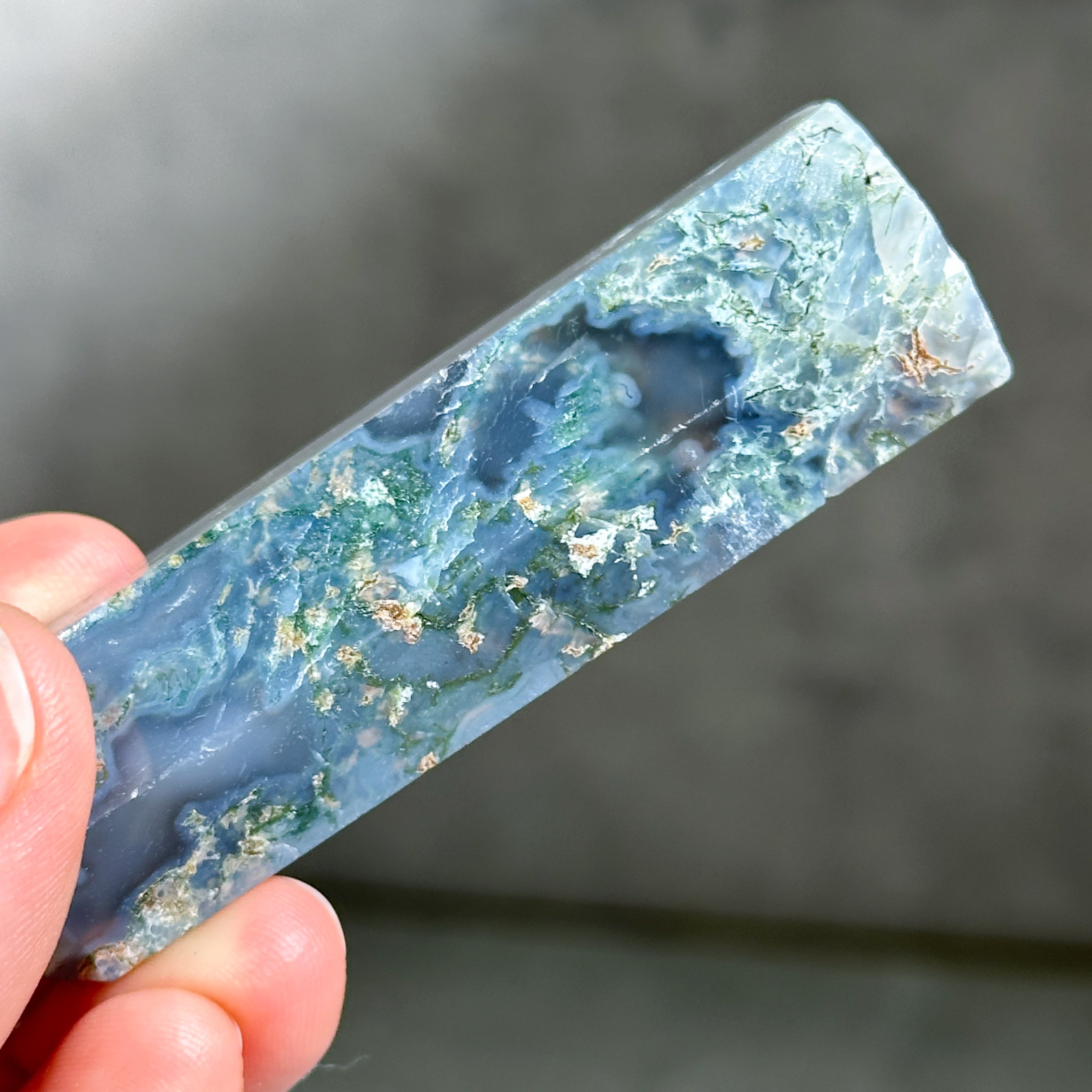 モスアゲート タワー14◇ Moss Agate ◇天然石・鉱物・パワーストーン
