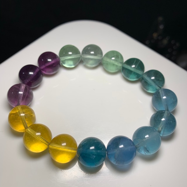 b160 大玉フローライトブレスレット