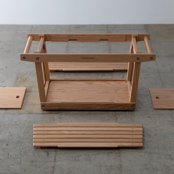 コンテナ イキキ IKIKI シェルフコンテナMオーク shelf containerM ork