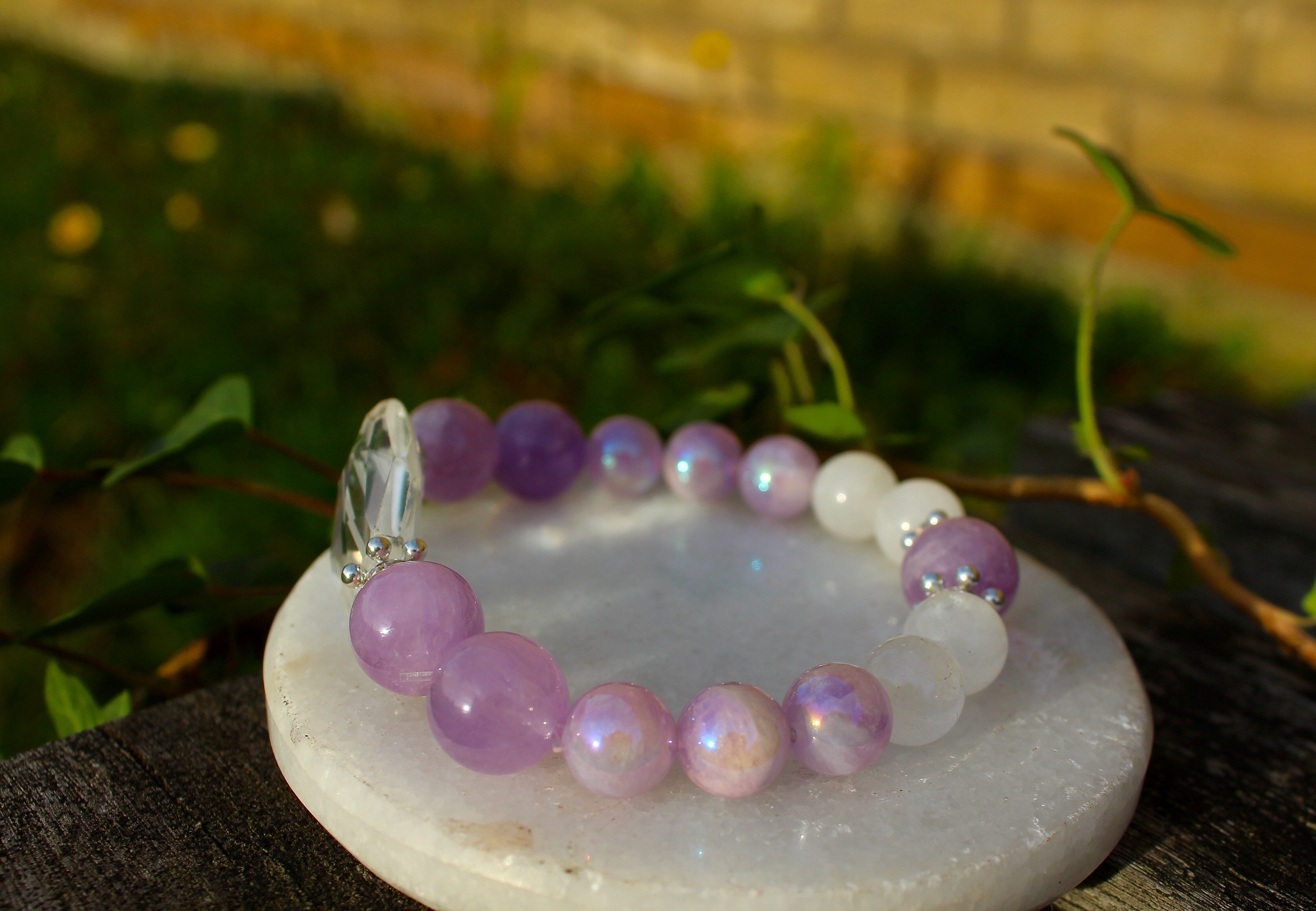 チタニウムレインボーオーラファントムクォーツ 生命エネルギーが循環