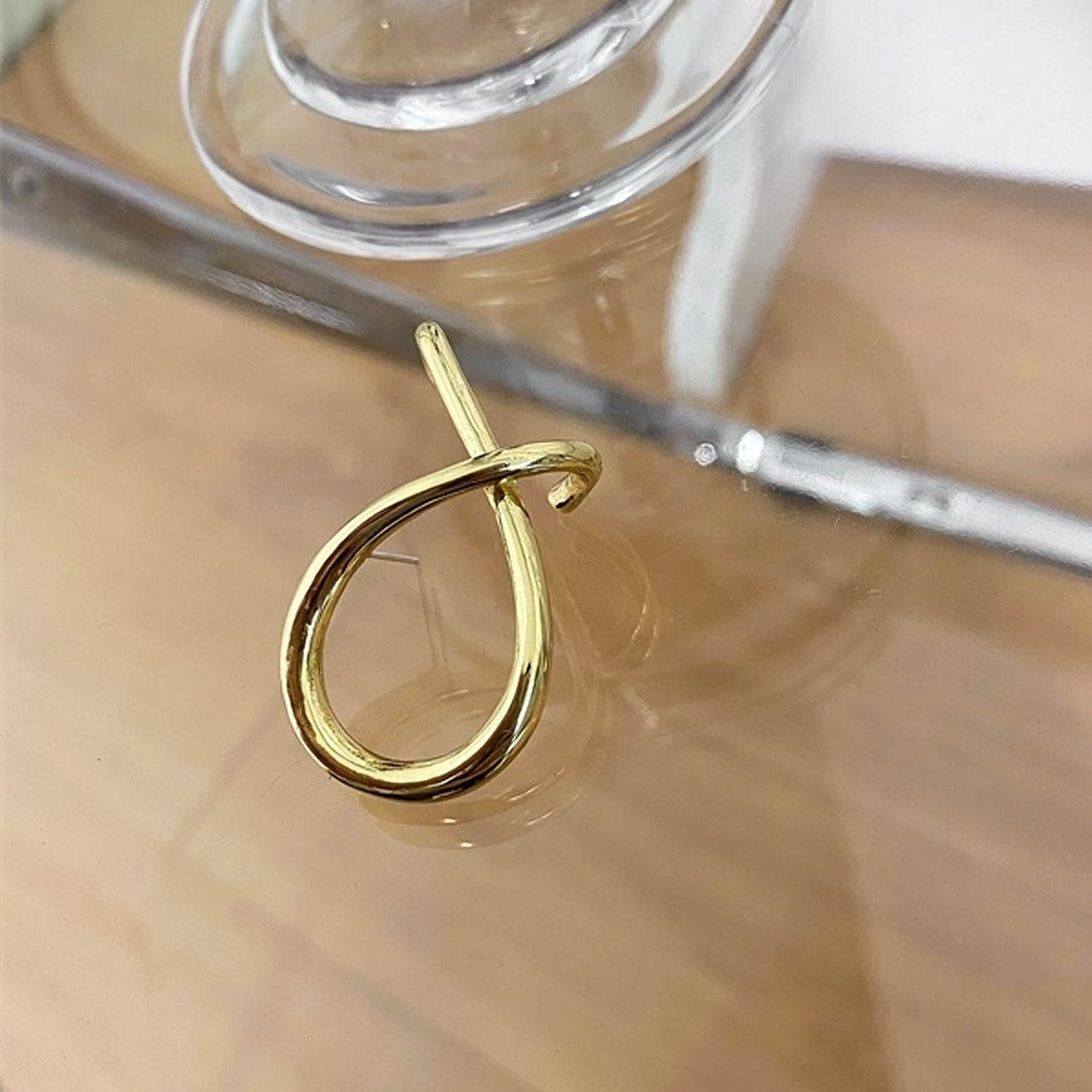 片耳用ゴールドフックピアス A1339 | alliede