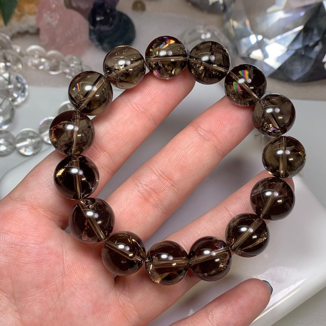 3.全粒虹あり☆アイリススモーキークォーツ