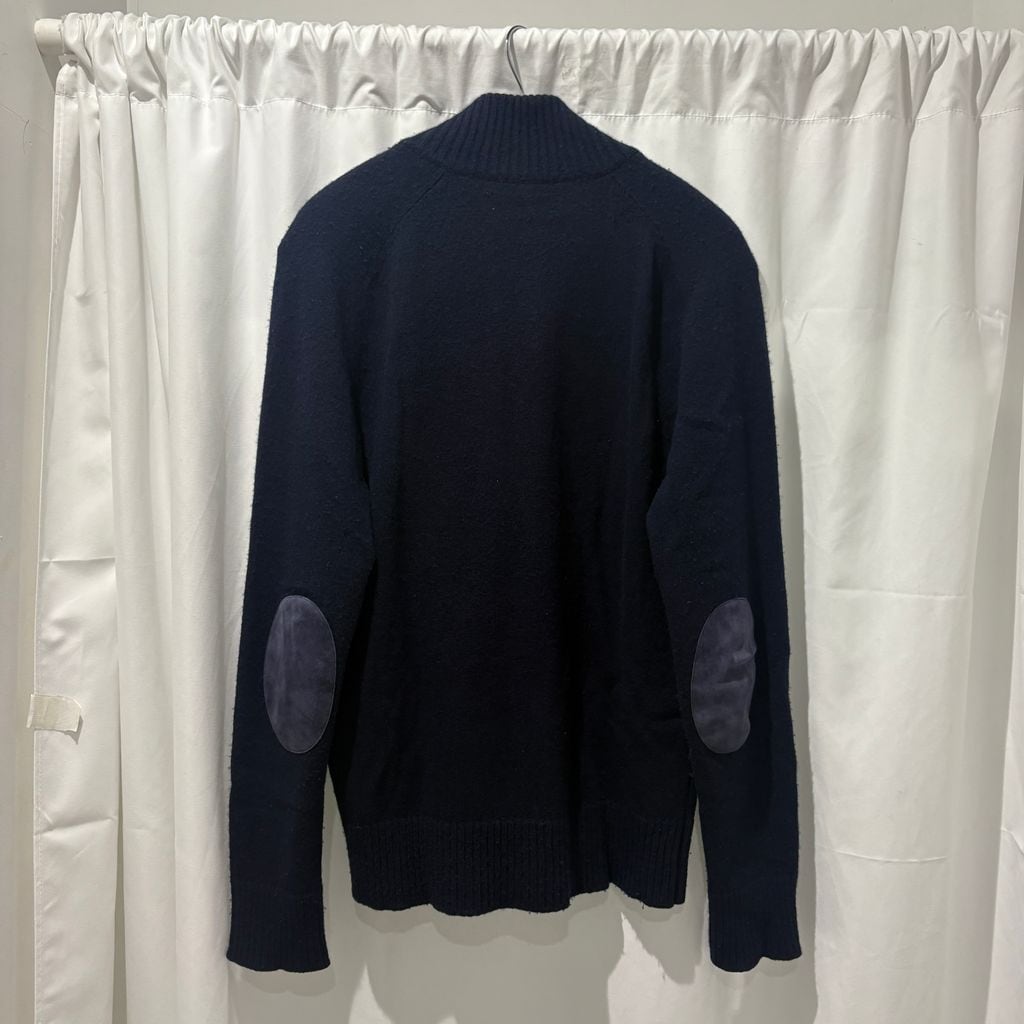 PRADA プラダ Elbow Patch Drivers Knit ジップニット AMA1201634