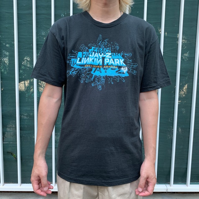 JAY-Z×リンキンパーク バンドTシャツ ジャケ写 バンT ブラック M