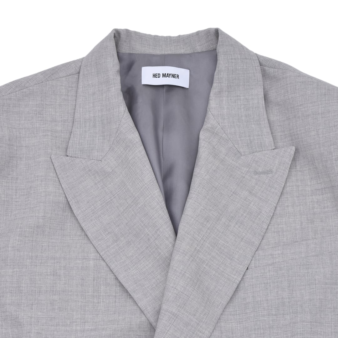 HED MAYNER】Double-Breasted Oversized Jacket(GREY) | AYIN HED MAYNER】Double-Breasted Oversized Jacket(GREY) | AYIN