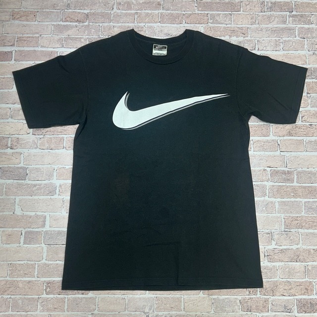 1990'S NIKE LOGO T-SHIRT BLACK M USA